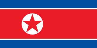 Flagge Nordkoreas