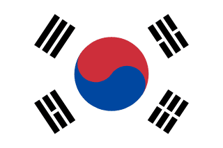 Flagge Südkoreas