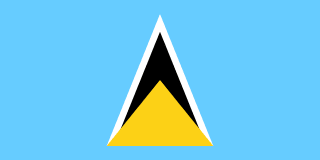 Flagge St. Lucias