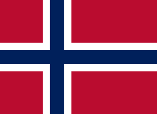 Flagge von Spitzbergen und Jan Mayen