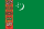 Flagge Turkmenistans