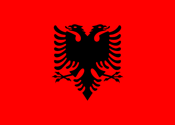 Flagge Albaniens