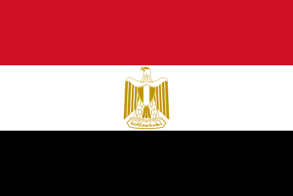 Flagge Ägyptens