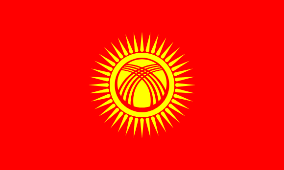 Flagge Kirgisistans