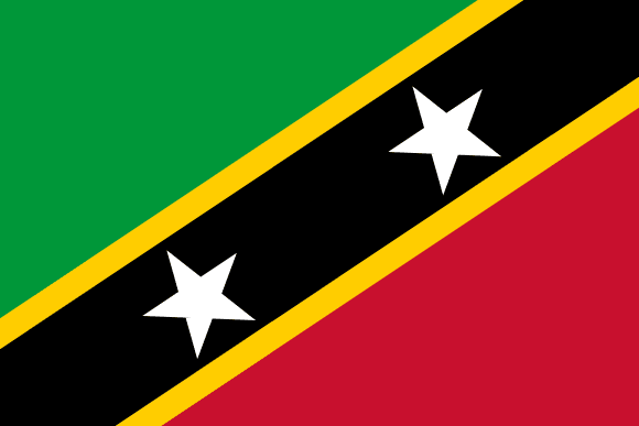 Flagge von St. Kitts und Nevis