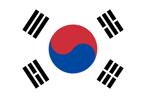 Flagge Südkoreas