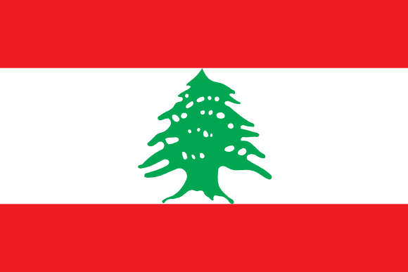 Flagge des Libanon