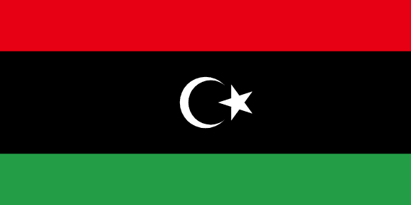Flagge Libyens