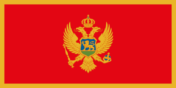 Flagge Montenegros