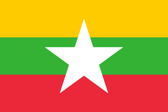 Flagge Myanmars