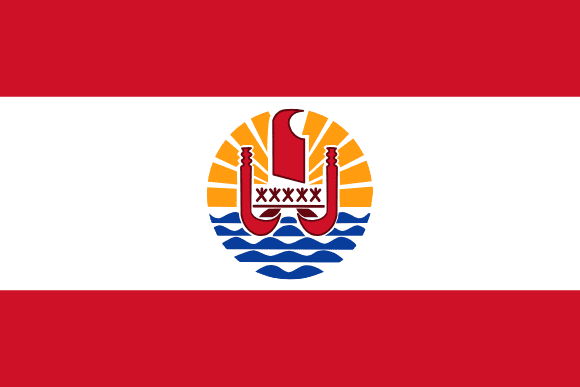 Flagge Französisch-Polynesiens