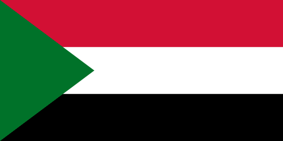 Flagge des Sudan