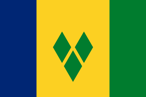 Flagge von St. Vincent und den Grenadinen