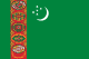 Flagge Turkmenistans