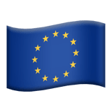 Europäische Union Apple Emoji