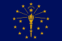 Flagge von Indiana