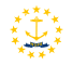 Flagge von Rhode Island