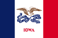 Flagge von Iowa