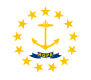 Flagge von Rhode Island