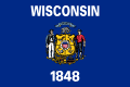 Flagge von Wisconsin