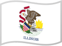 Flagge von Illinois