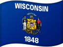 Flagge von Wisconsin