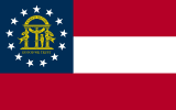 Flagge von Georgia