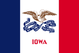 Flagge von Iowa