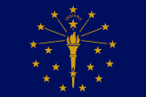 Flagge von Indiana