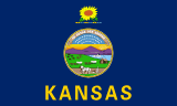 Flagge von Kansas