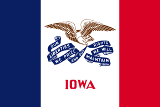 Flagge von Iowa