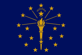 Flagge von Indiana