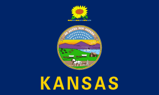 Flagge von Kansas