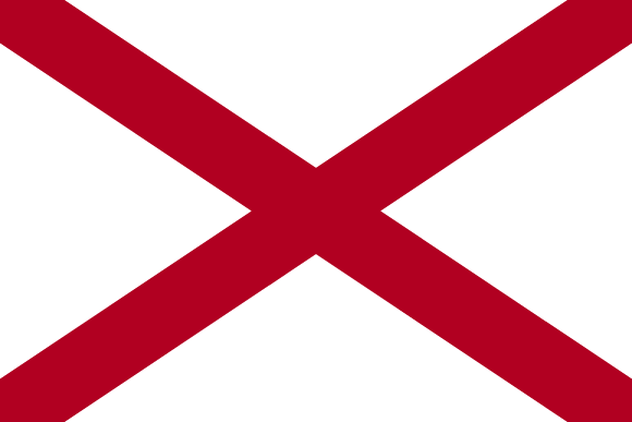 Flagge von Alabama