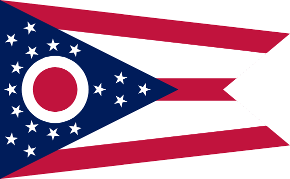 Flagge von Ohio