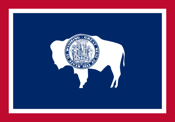 Flagge von Wyoming