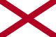 Flagge von Alabama